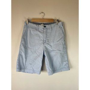 Polo Ralph Lauren Shorts Mens 30 Light Blue Vntg Classic Chino 100% Cotton